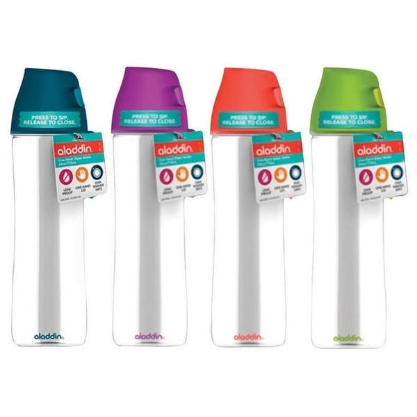 Aladdin 10-01914-001 One-Handed Water Bottle, Assorted