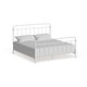 preview thumbnail 33 of 43, Giselle Victorian Iron Metal Bed by iNSPIRE Q Classic Antique White - King