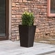 preview thumbnail 16 of 17, Outsunny Set of 3 Tall Planters, Outdoor & Indoor Flower Pot Set for Front Door, Entryway, Patio and Deck