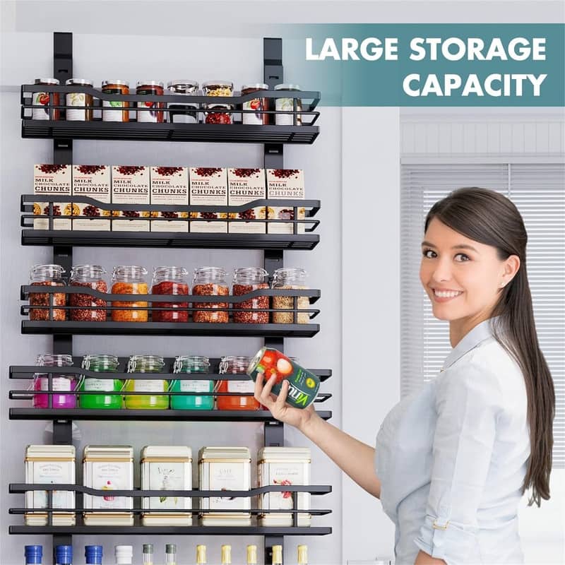 Over The Door Pantry Organizer9Tier - 6"D x 16"W x 74.8"H