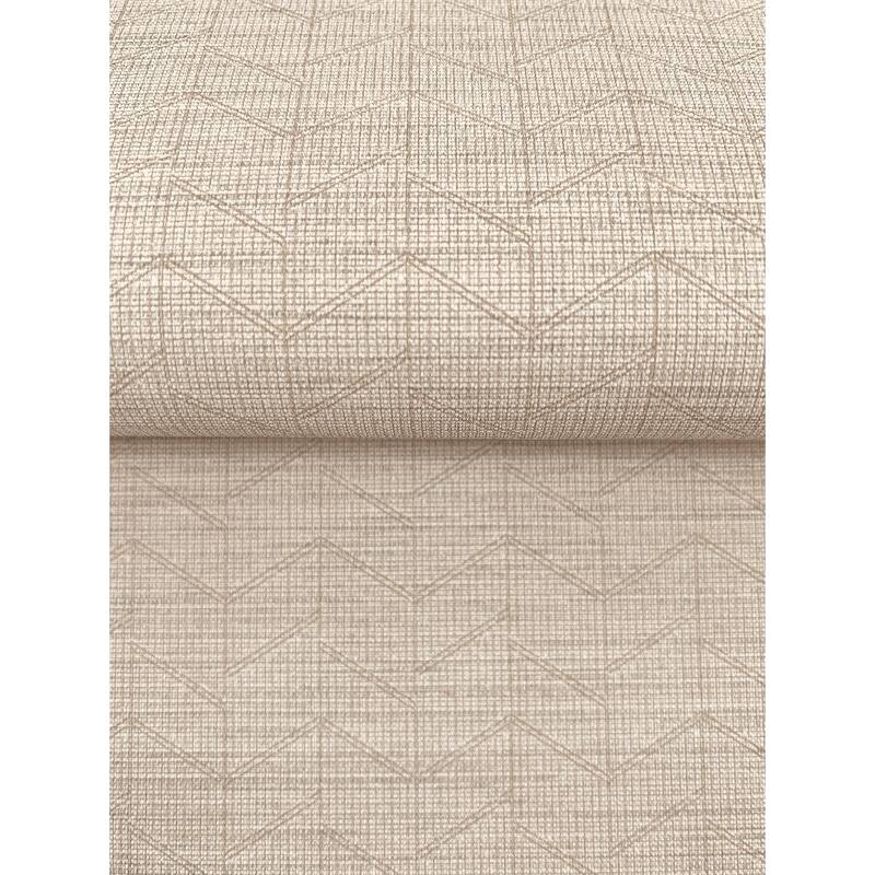 Warner Magnitude Beige Chevron Wallpaper