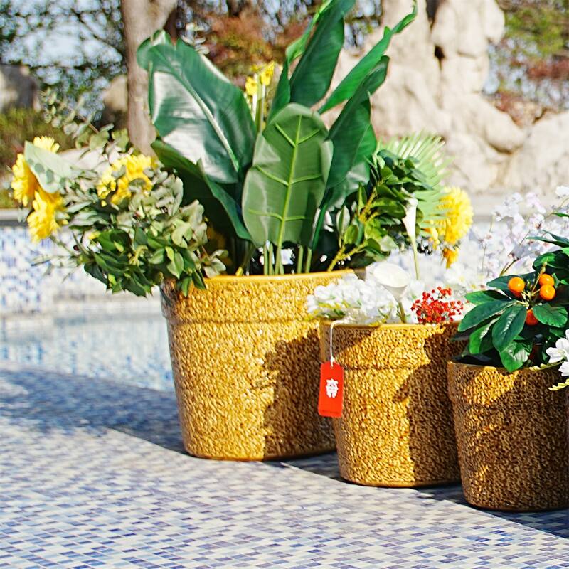 Modern Ceramic Flowerpot (Set of 3)