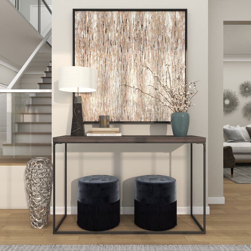 Gold Aluminum Metal Cutout Coral Decorative Vase