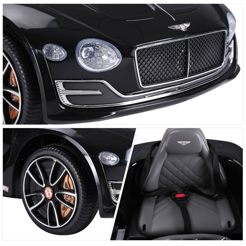 Aosom Licensed Bentley EXP12 Kids Electric Car with Parent Remote Control, 12V Ride on Car with Butterfly Doors