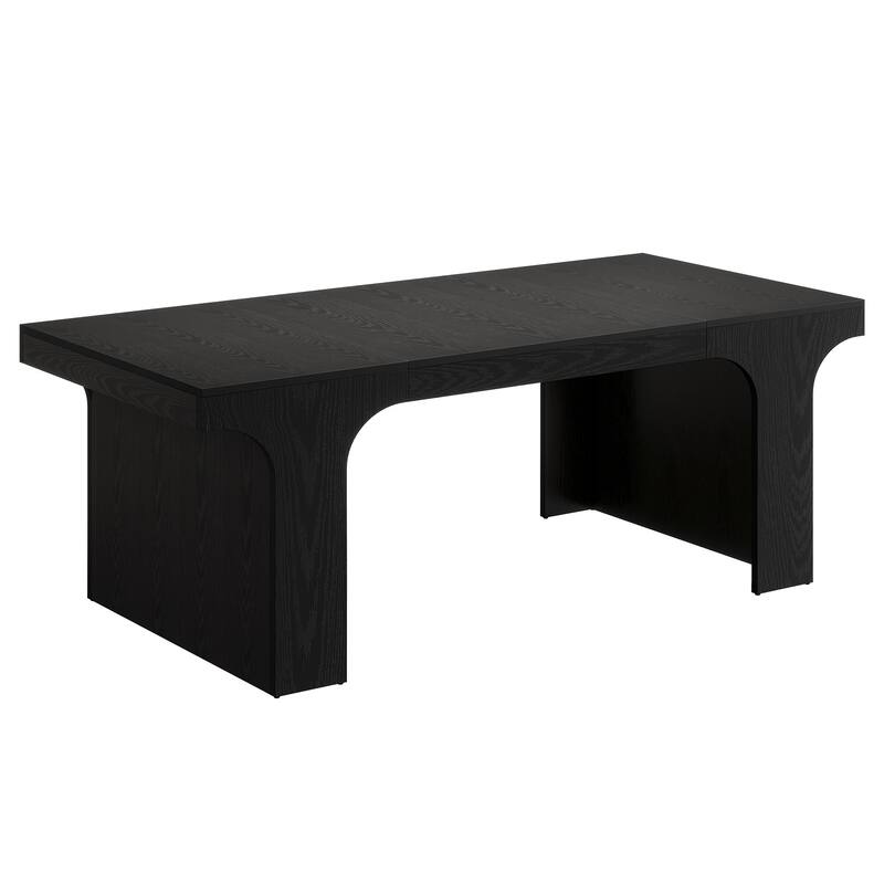 71" Large Wood Dining Table, Rectangular Kitchen Table, Dinner Accent Gathering Table