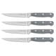 preview thumbnail 13 of 17, 8-Piece Steak Knife Set - High Carbon Stainless Steel Serrated Blades, Ergonomic Handles, Black