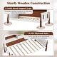preview thumbnail 6 of 8, Gymax Twin Daybed w/ Bookcase Wooden Platform Bed w/ Shelves &