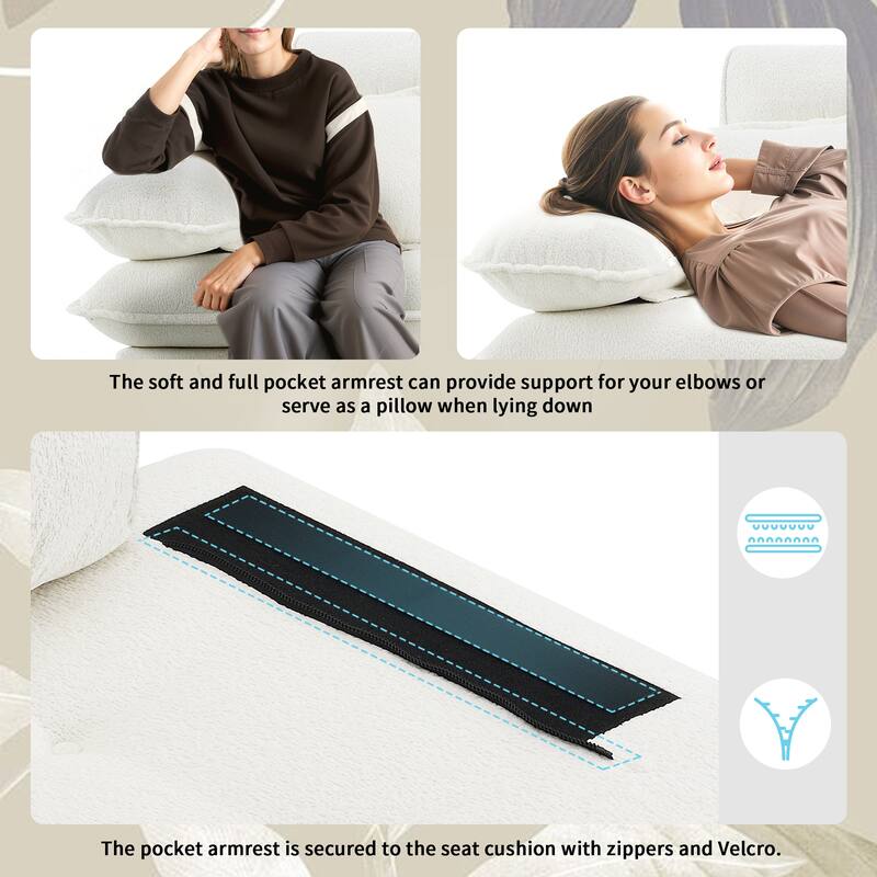 L shaped Convertible Sectional Sofa