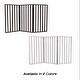 preview thumbnail 6 of 12, 3-Panel Tall Modern Indoor Foldable Dog Gate - 54x32-Inch Wood Freestanding Pet Fence