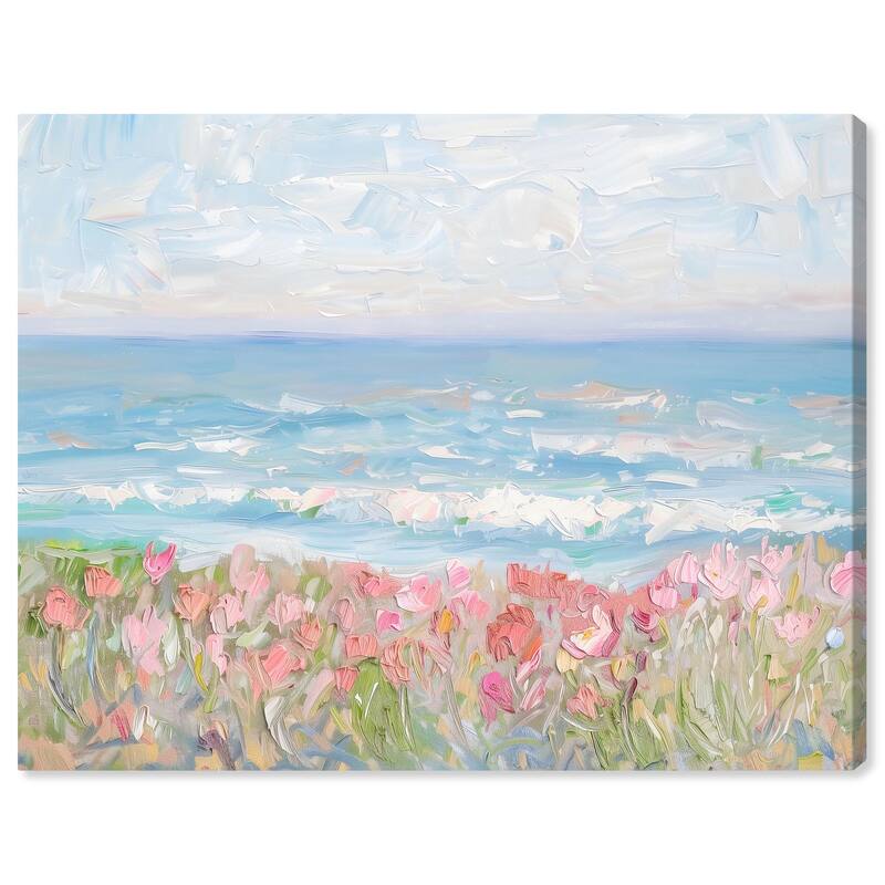 Waves of Peace Canvas by Art Remedy, Gallery Wrapped - 45" x 36"