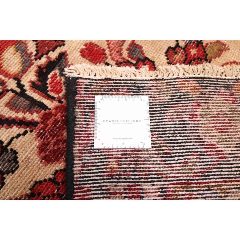 ECARPETGALLERY Hand-knotted Antalya Vintage Cream Wool Rug - 4'11 x 8'8