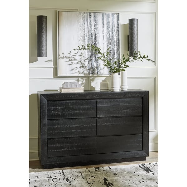 american signature black dresser Signature Design by Ashley Socalle EB1865-231 Six Drawer Dresser - main image 1