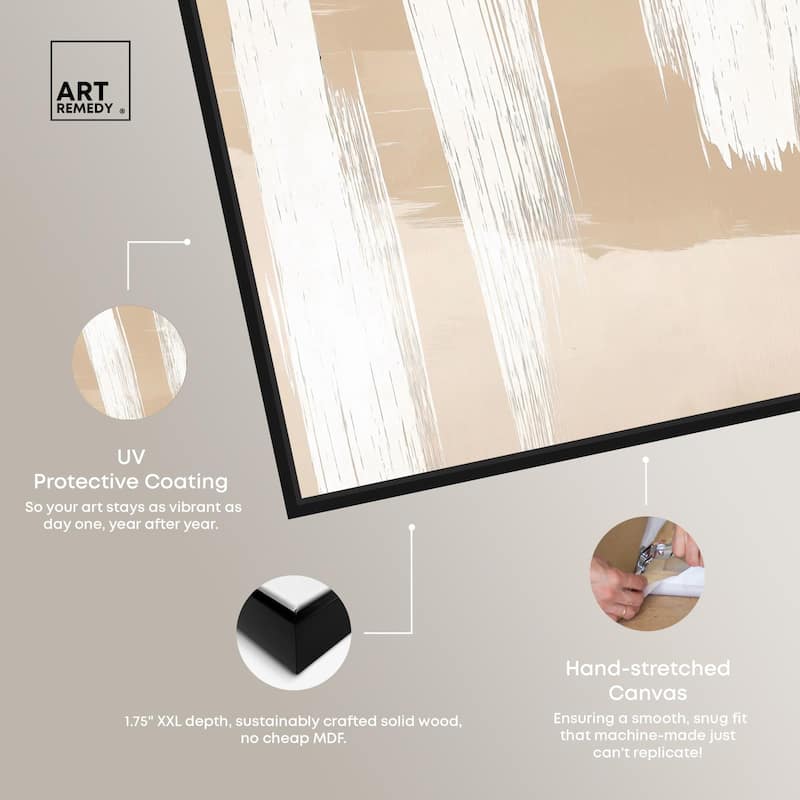 Gestural Grains I Canvas by Art Remedy
