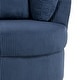 preview thumbnail 84 of 198, 41" W Oversized Accent Barrel Swivel Chair with Moon Storage Ottoman
