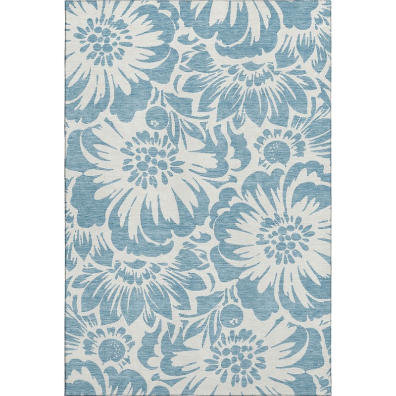 Premium Washable Super Soft Modern Floral Mayfield Rug