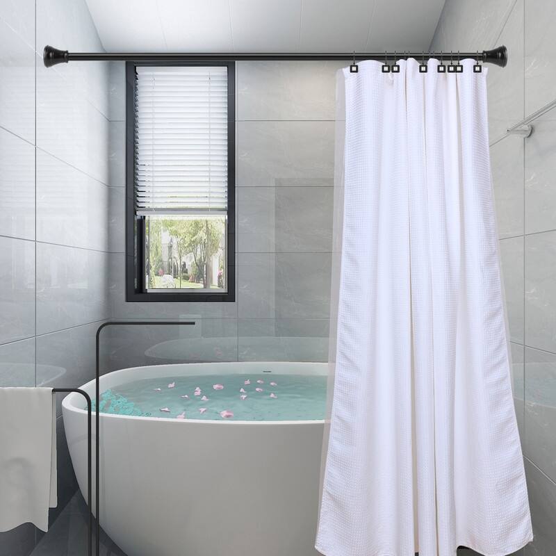 Utopia Alley Double Shower Curtain Hooks for Bathroom, Crystal Design, Set of 12