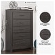 preview thumbnail 21 of 38, Signature Design by Ashley Brinxton Urban Charcoal Dresser