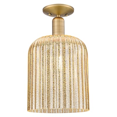 Innovations Lighting 716-1C-G559-8ME Bridal Veil 8" Wide Semi-Flush