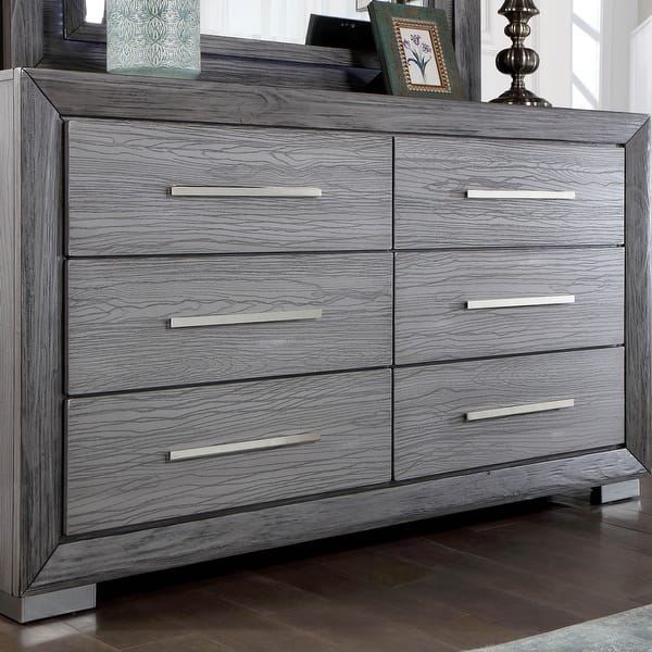 grey suede dresser Plymouth Gray Dresser main image 1