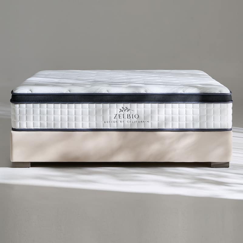 Comfort Medium Firm Gel Memory Foam Hybrid CertiPUR-US Motion Isolation 12 in. Mattress - White - King