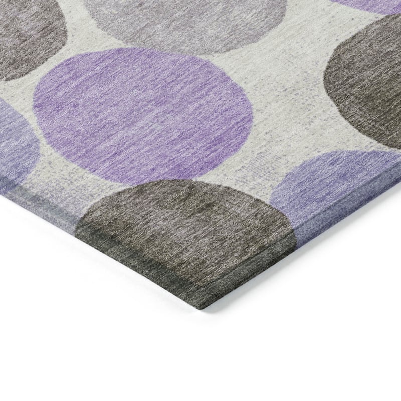 HomeRoots Geometric Transitional Rectangle Outdoor Rug