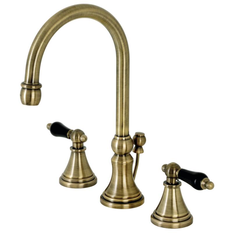 Kingston Brass KS298.PKL Duchess 1.2 GPM Deck Mounted Widespread - Antique Brass - Antique Brass