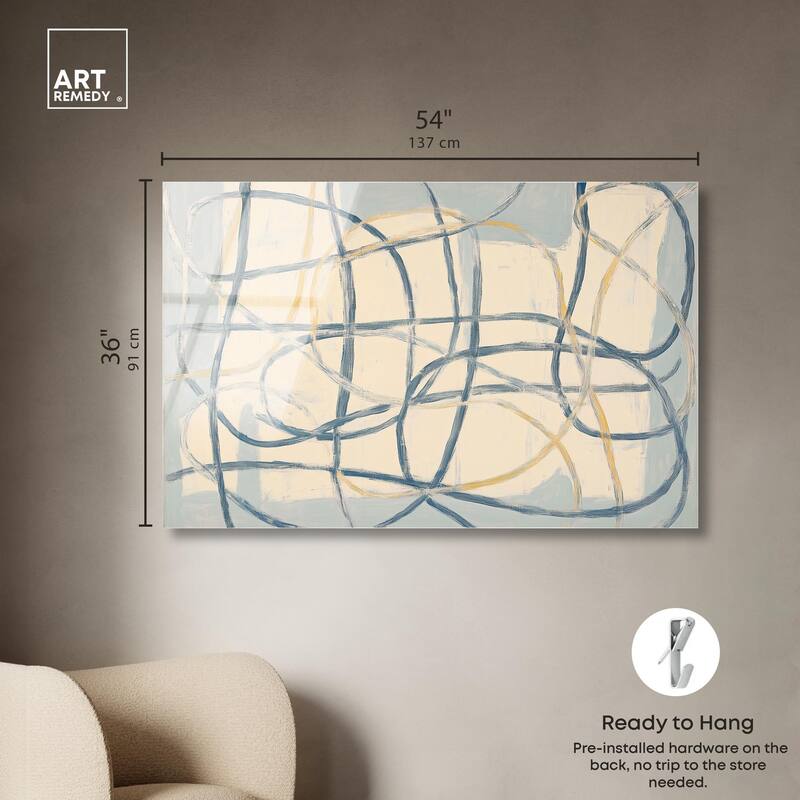 Unbroken Line I Acrylic by Art Remedy, Ready to Hang