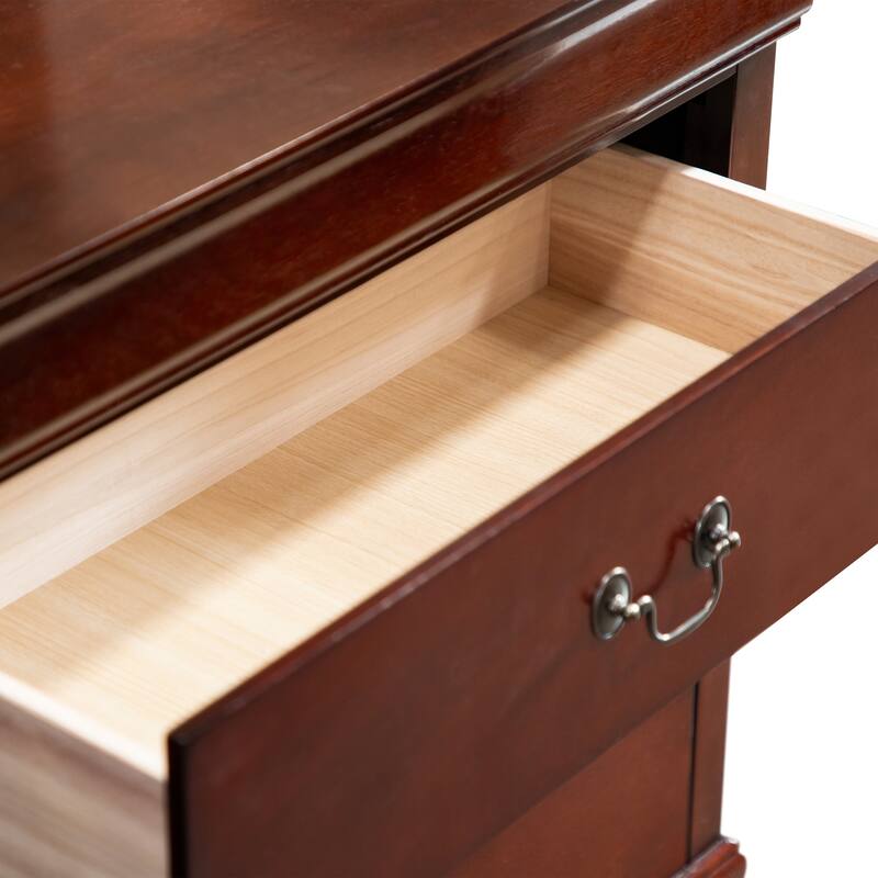 Furniture of America Devi Traditional Solid Wood 6-Drawer Dresser