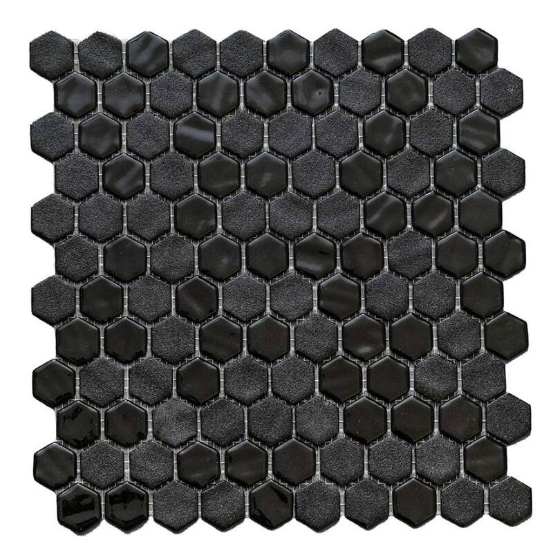 The Tile Life Eterna Hex 1x1 Glass Floor, Wall & Backsplash Tile