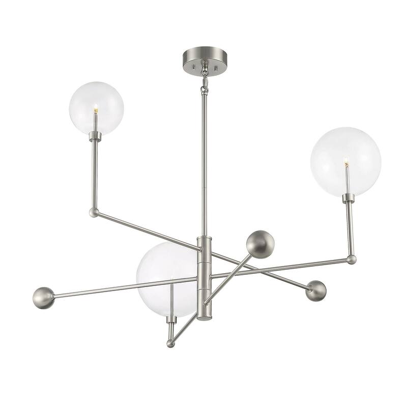 Meridian M100100 3 Light 45" Wide LED Linear Chandelier