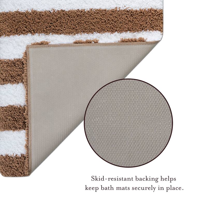 Laura Ashley Eden Stripe Bath Mat