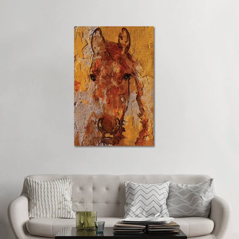 iCanvas "Yellow Horse" by Irena Orlov Canvas Print