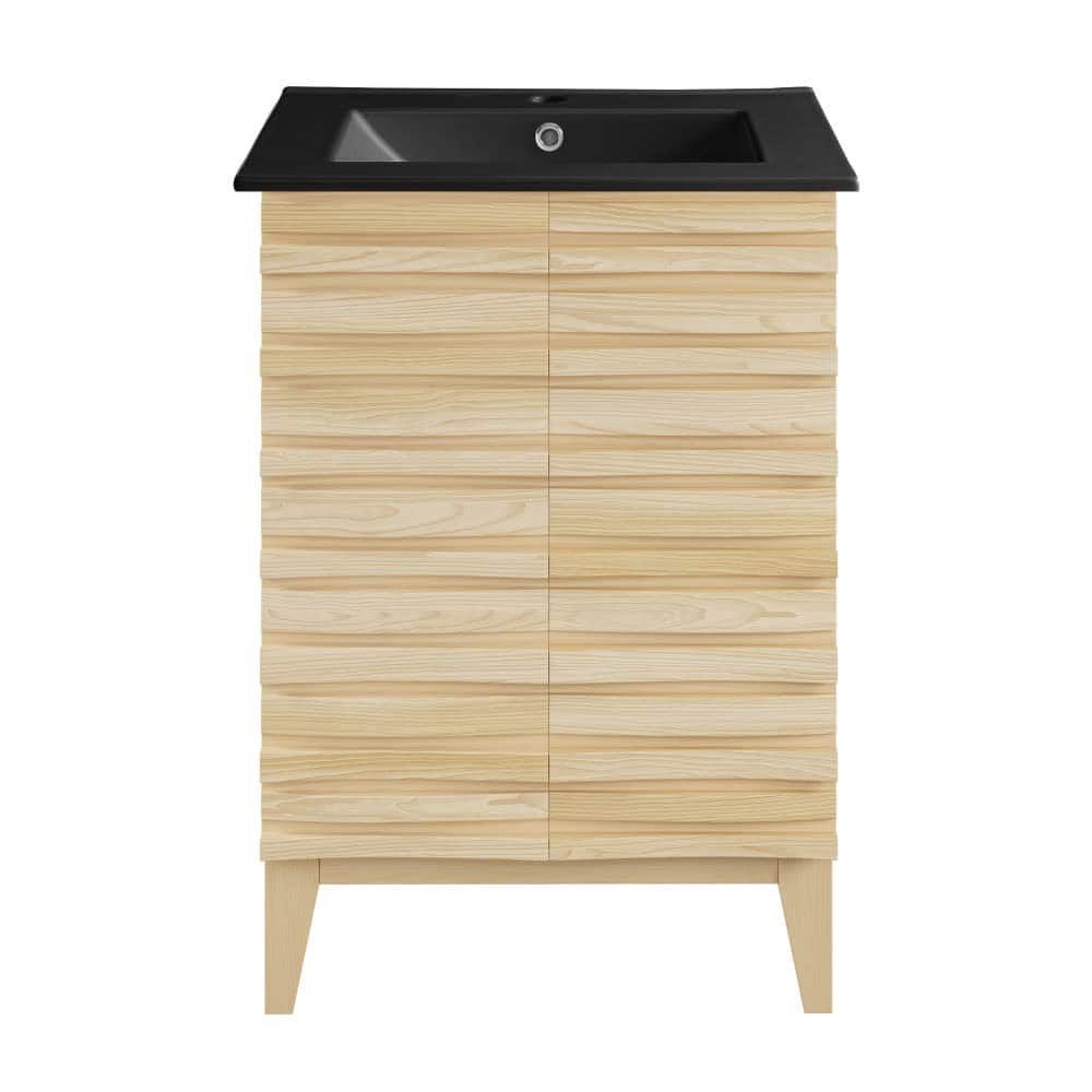 Swiss Madison SM-BV470MB Cascade 24" Free Standing Single Basin Vanity