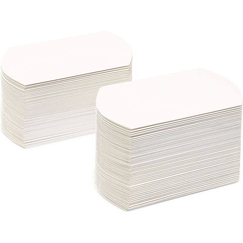 Bright Creations 100 Pack Kraft Pillow Boxes Set with 100ft Jute Twins for Wedding Party Favor