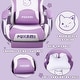 preview thumbnail 3 of 6, BOSSIN Gaming Chair with Cat Ears and Cat Paw Cushion Pillow,Cute Kawaii Reclining Computer Chair for Girl with Footrest