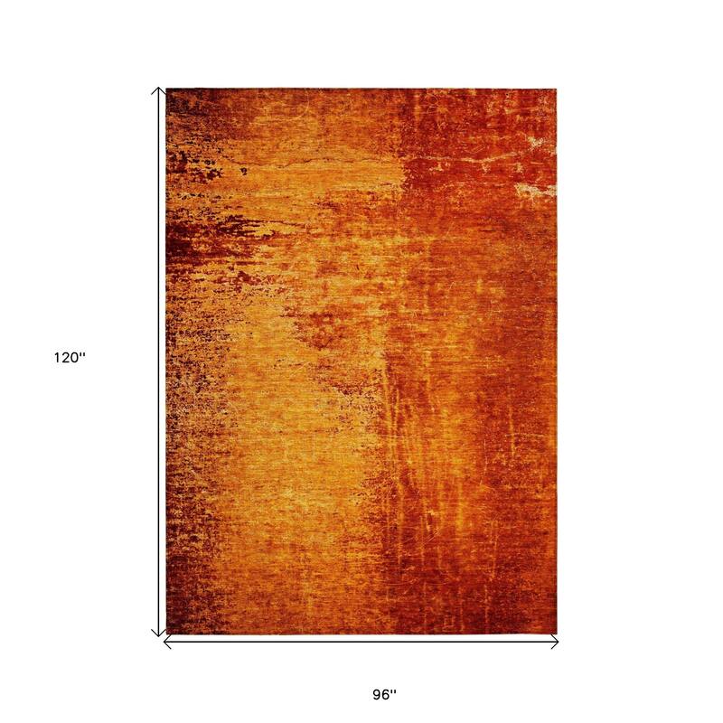 Almilo Artistic Abstract Weather Resistant Blended Style Outdoor Rug