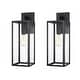 preview thumbnail 21 of 50, 2-pack 13" H 1-Light Black Outdoor wall Lantern(Dusk to Dawn could be chosen) 21"in - Black
