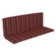 preview thumbnail 5 of 20, Full Bench Cushion 4 Foot - Red Stripe