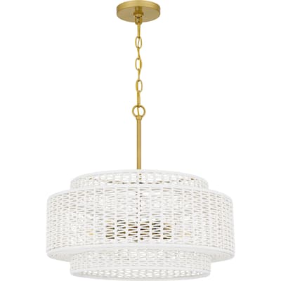 Teton 5-Light Brushed Gold Pendant Light