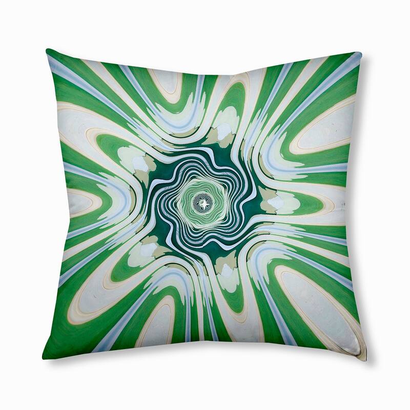 Bohemian & Eclectic Frog's Eye Design Tufted Floor Pillow - 30" x 30" - X4