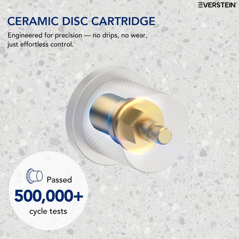 Wall Mount Stainless Steel Bathroom Sink Faucet 3 Hole 2 Handles Bathroom Faucet