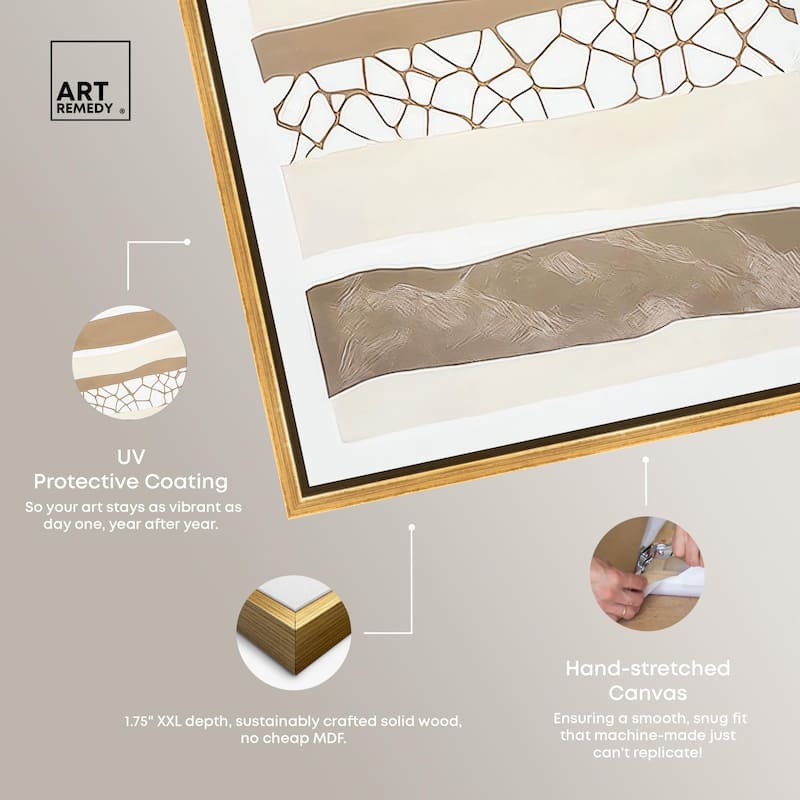 Relief Rifts II Canvas by Art Remedy