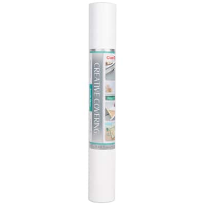Con-Tact Brand Creative Covering Adhesive Covering, White, 18" x 50 ft