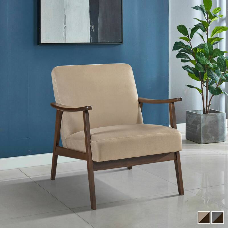 Woodside Velvet Accent Chair