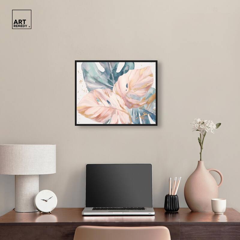 Golden Spritz Canvas by Art Remedy
