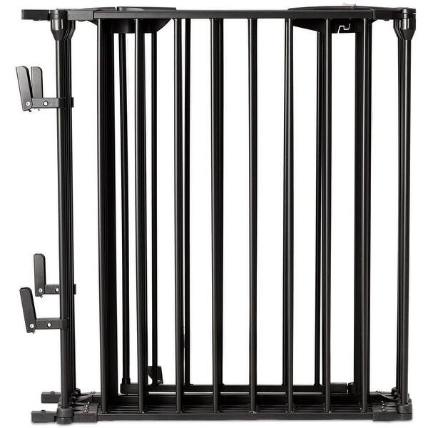 8 Panel Metal Gate Baby Pet Fence Safe Playpen Barrier 25.5" x 29.5