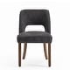 preview thumbnail 136 of 144, Wooden Dining Chairs Set of 2/4/6,Modern Fabric Upholstered Dining Room Chair Kitchen Chairs