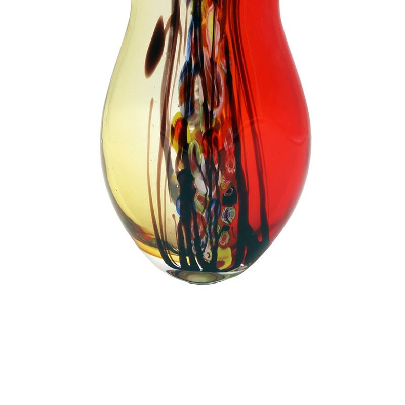 Cecile Hand Blown Art Glass Vase