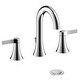 preview thumbnail 11 of 15, Fontaine Varenne 8 in. Widespread Modern Bathroom Faucet