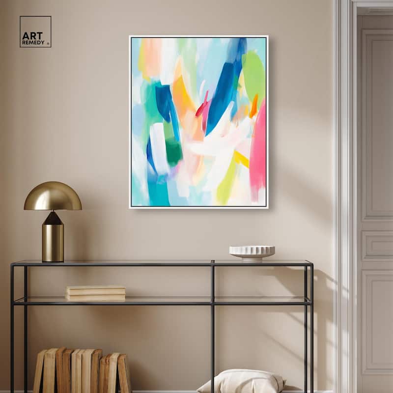 Whirlwind of Color II Canvas by Art Remedy